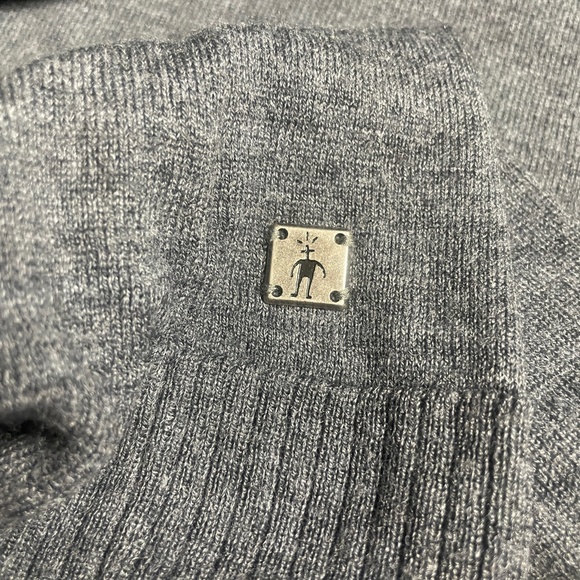 Smartwool Men's Large Gray Sweater Crew Neck Wool Blend - Picture 3 of 7